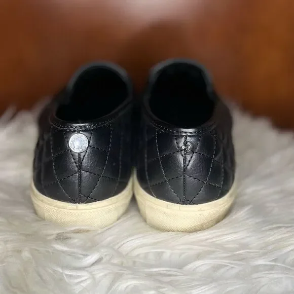 Steve Madden Leather Quilted Sneakers - Ecentrcq Slip Ons Shoes​​​ - Picture 12 of 13